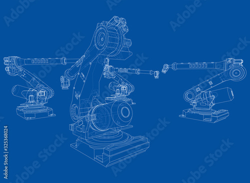 A industral robots manipulators