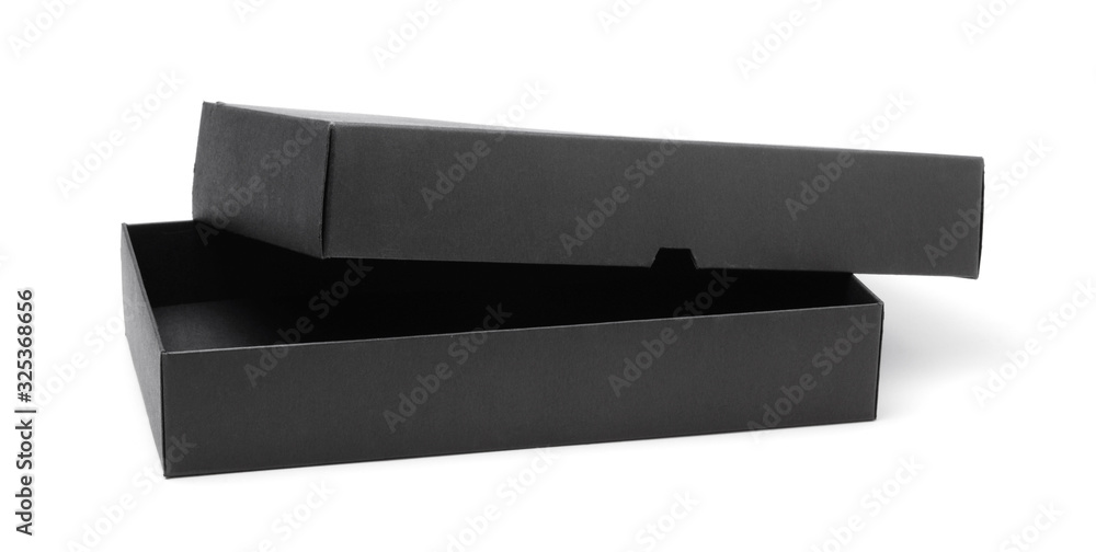 Black box isolated on white background Black box isolated on white background
