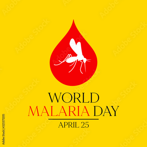 Vector illustration on the theme of World Malaria Day observed on April 25th every year.