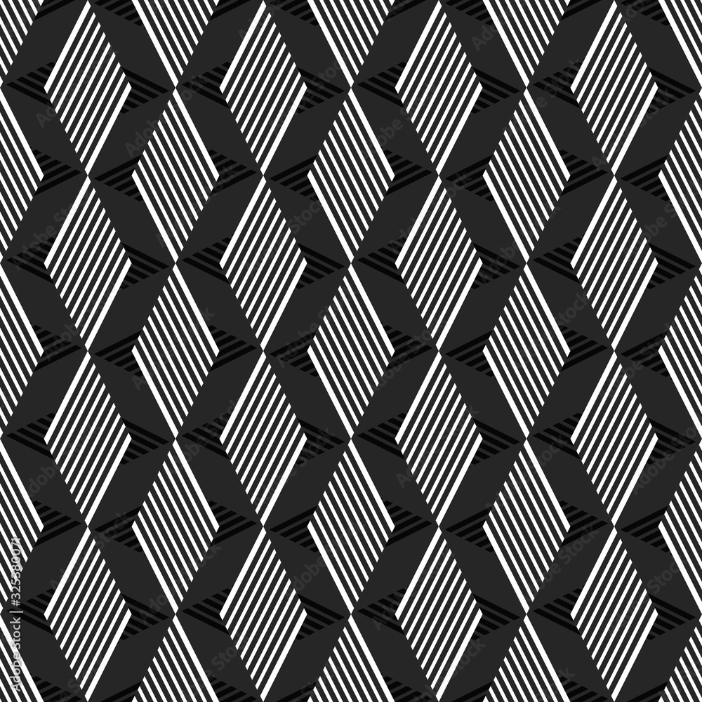 Abstract squared background. Geometric black and white seamless pattern for web page, textures, card, poster, fabric, textile. Vector stock illustration. Abstract squared background. Geometric black and white seamless pattern for web page, textures, card, poster, fabric, textile. Vector stock illustration.