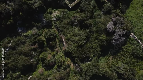 Aerial footage of Bronze Age settlement in Mtarfa in Malta photo