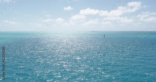 Interior View of Ocean from Cruise Ship Balcony