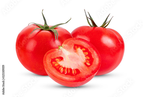 Wallpaper Mural Tomato full depth of field on white background Torontodigital.ca