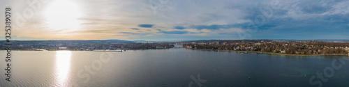 Panorama von Konstanz am Bodensee - Panorama from(Lake of) Constance © Weitsicht