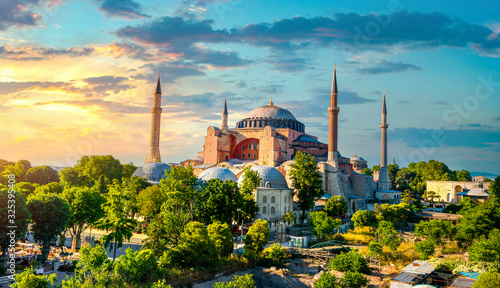 Fotografie, Obraz Beautiful Hagia Sophia