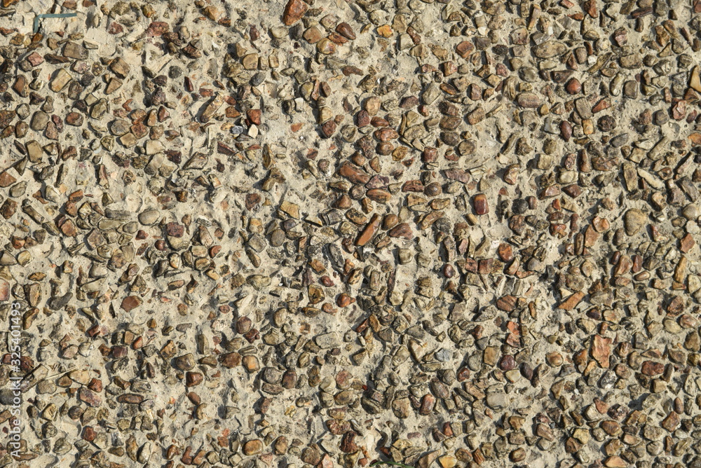 Sand wash texture material in background detail Sand wash texture material in background detail