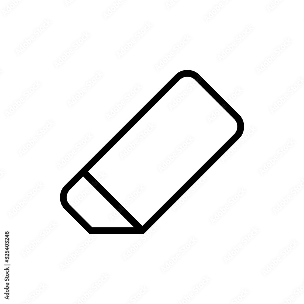 eraser icon vector eraser icon vector