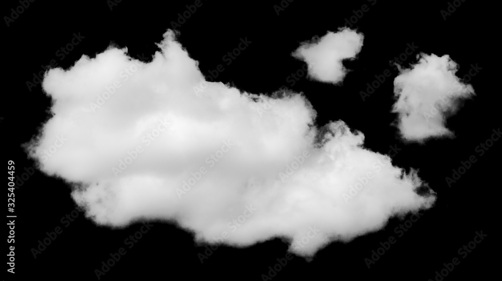 Isolated cloud over black. Isolated cloud over black.