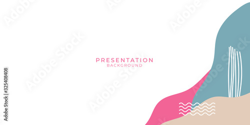  Seamless liquid memphis pattern with wave elements. Memphis liquid on white background for presentation design.