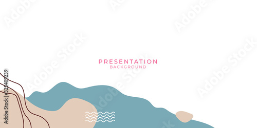 Blue Tosca Purple Pink Memphis Background for Presentation Background. Vector illustration on white backgound