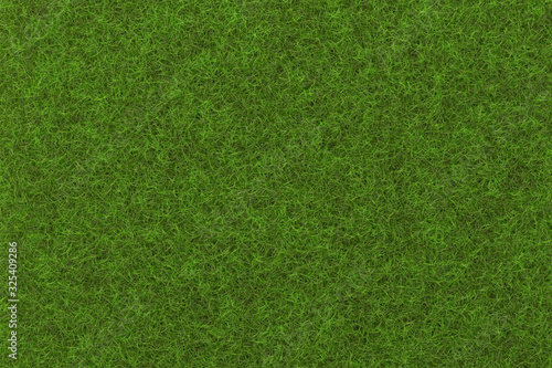 3Dレンダリングによる芝生の背景用イラスト