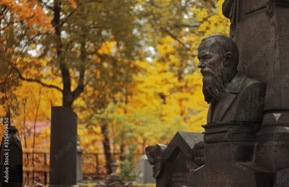 Grave of Fyodor Dostoevsky in st petersburg, Russia Grave of Fyodor Dostoevsky in st petersburg, Russia