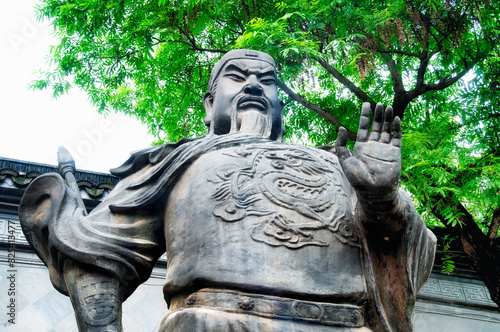 Chinese god statue wuzhen china