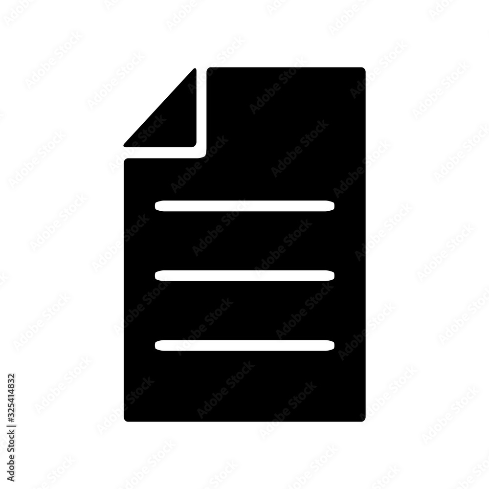 document icon vector