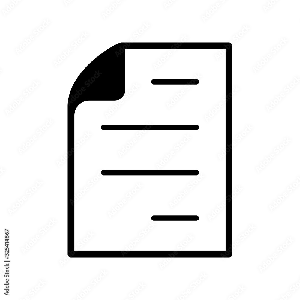 document icon vector document icon vector