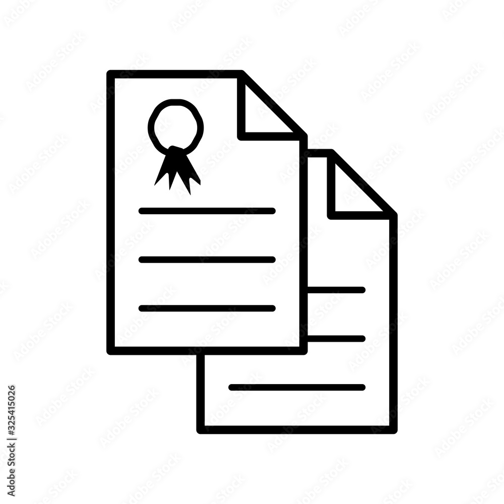 document icon vector document icon vector
