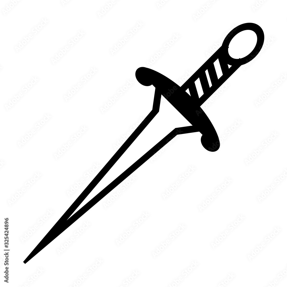 dagger icon vector dagger icon vector