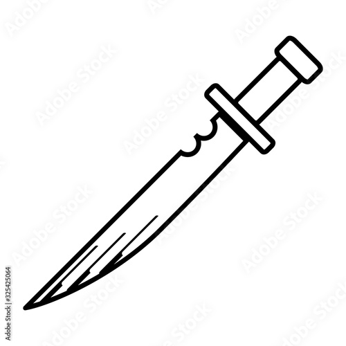 dagger icon vector