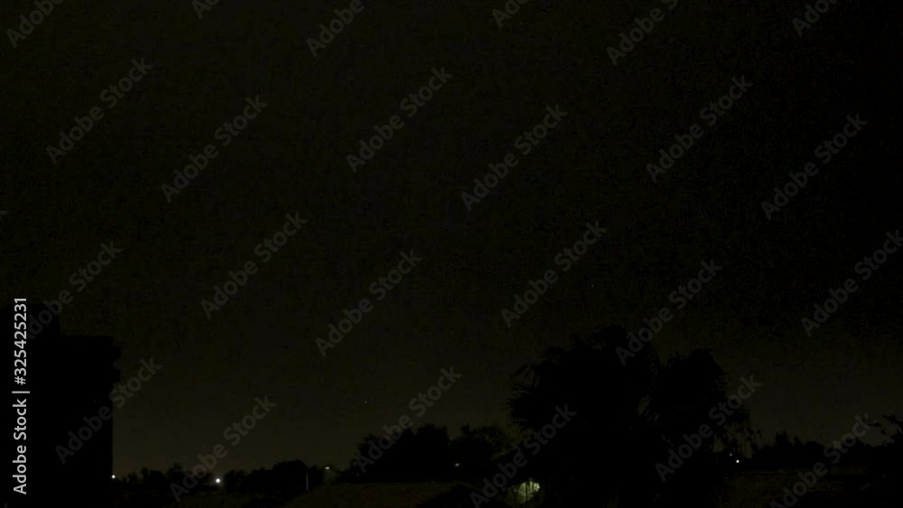 A dramatic mounted slow motion shot of a desert lightning strike in a neighborhood in Phoenix, AZ A dramatic mounted slow motion shot of a desert lightning strike in a neighborhood in Phoenix, AZ
