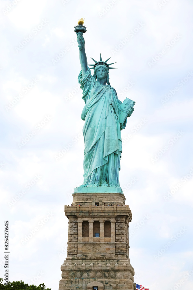 Fototapeta premium Statue of Liberty in New York City, USA. American symbol of freedom, NYC.