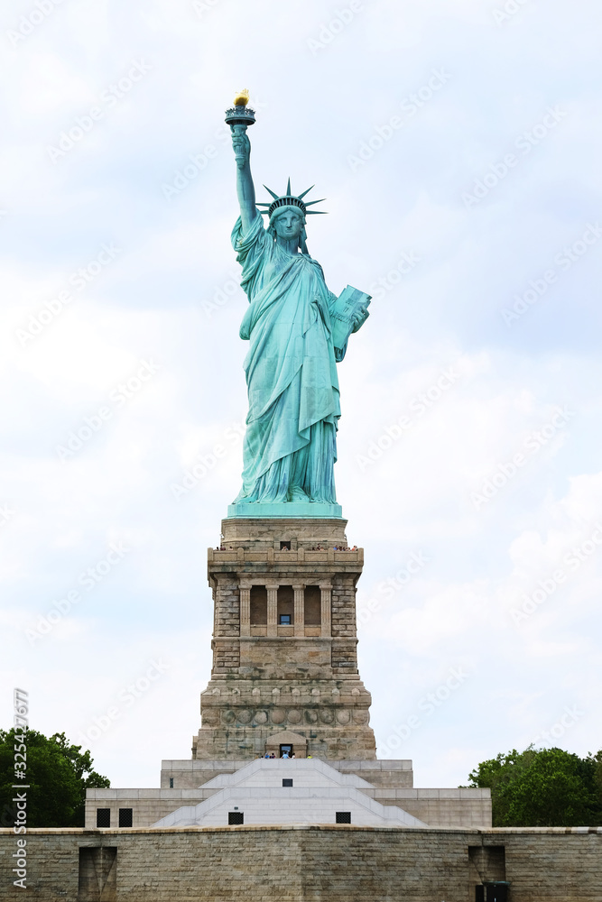 Fototapeta premium Statue of Liberty in New York City, USA. American symbol of freedom, NYC.
