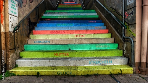 Billede på lærred HolsteinerTreppe