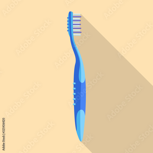 Tooth brush vector icon.Flat vector icon isolated on white background tooth brush .