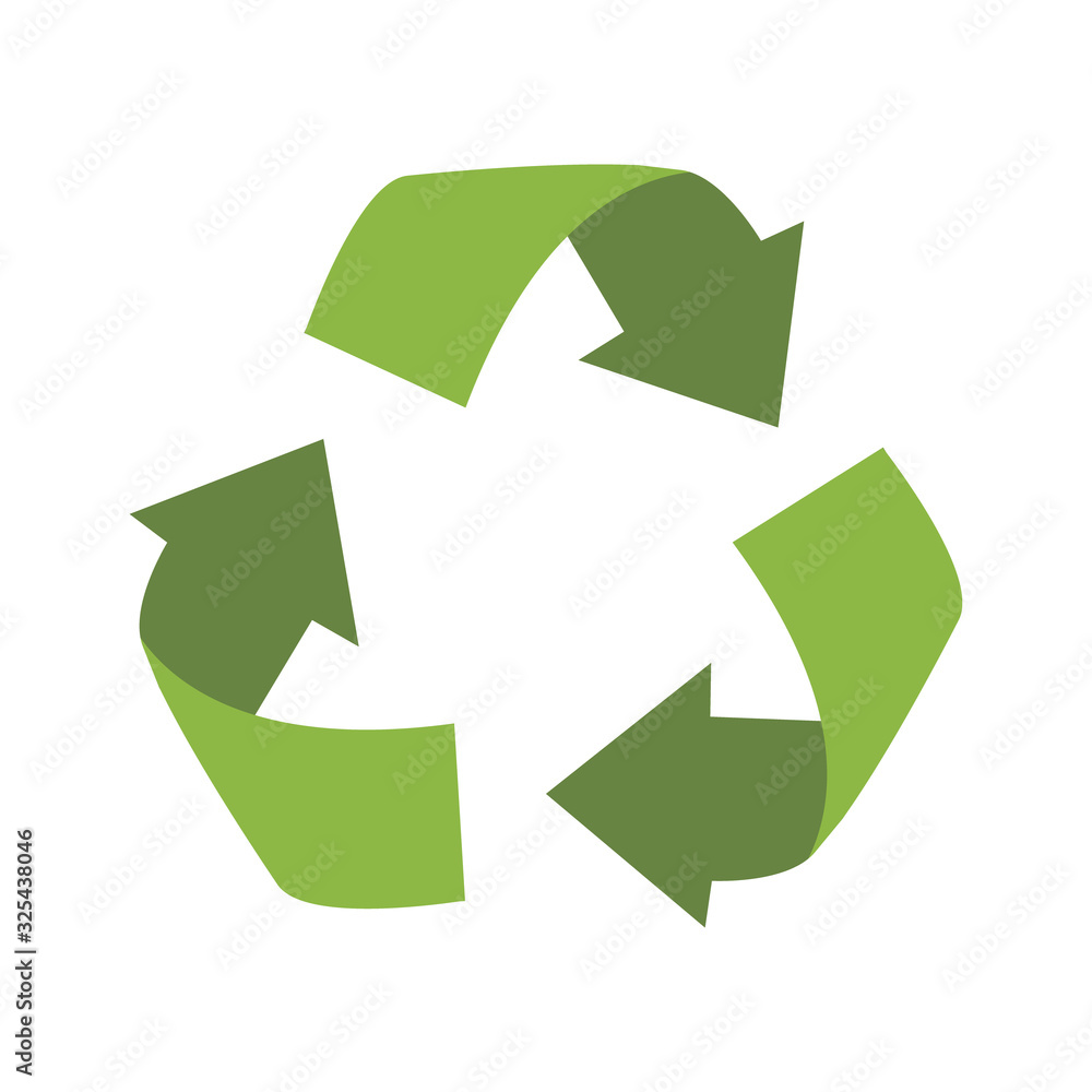 Green recycling sign, isolated on white background. Vector reuse symbol. Perfect for ecological design, eco-friendly packaging. Zero waste lifestyle. Green recycling sign, isolated on white background. Vector reuse symbol. Perfect for ecological design, eco-friendly packaging. Zero waste lifestyle.