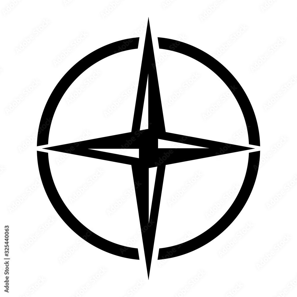 compass icon vector compass icon vector