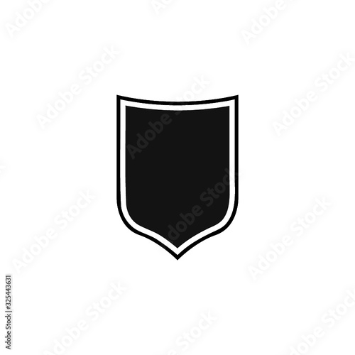 Free Download Shield icon isolated. Black shield icon. Shield in flat style - GFXLoad