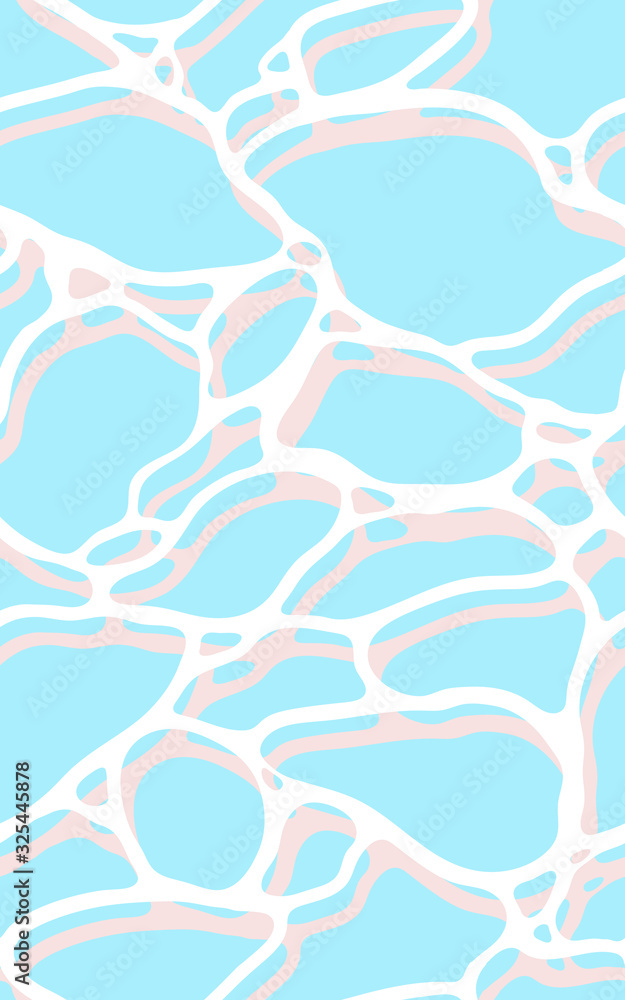 Pastel swimming pool ripples pattern A Pastel swimming pool ripples pattern A