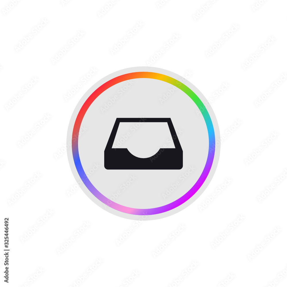 Inbox - Modern App Button Inbox - Modern App Button