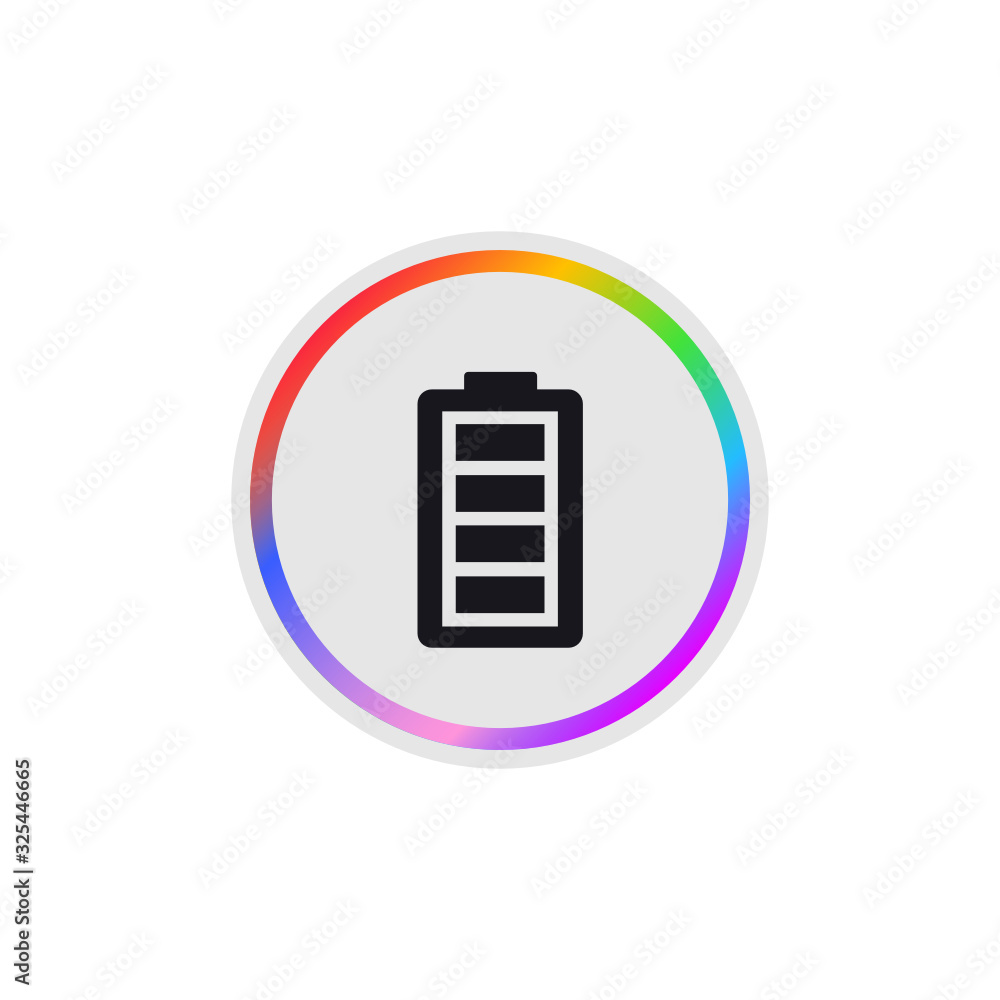 Full Battery - Modern App Button Full Battery - Modern App Button