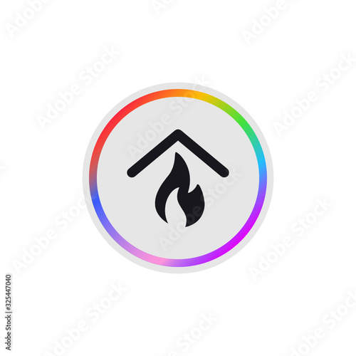 Fire Insurance -  Modern App Button