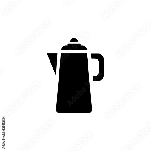 coffee pot icon vector