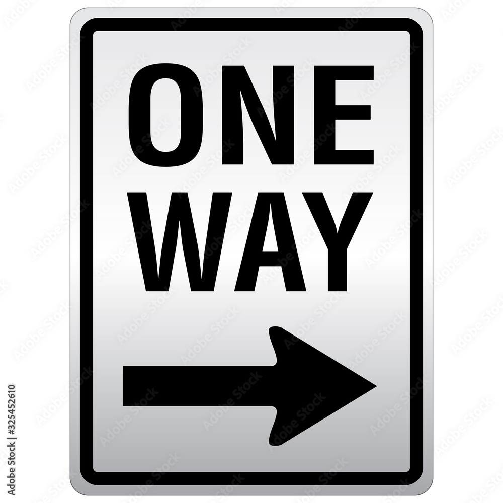 one way road sign street signage icon illustration graphic one way road sign street signage icon illustration graphic