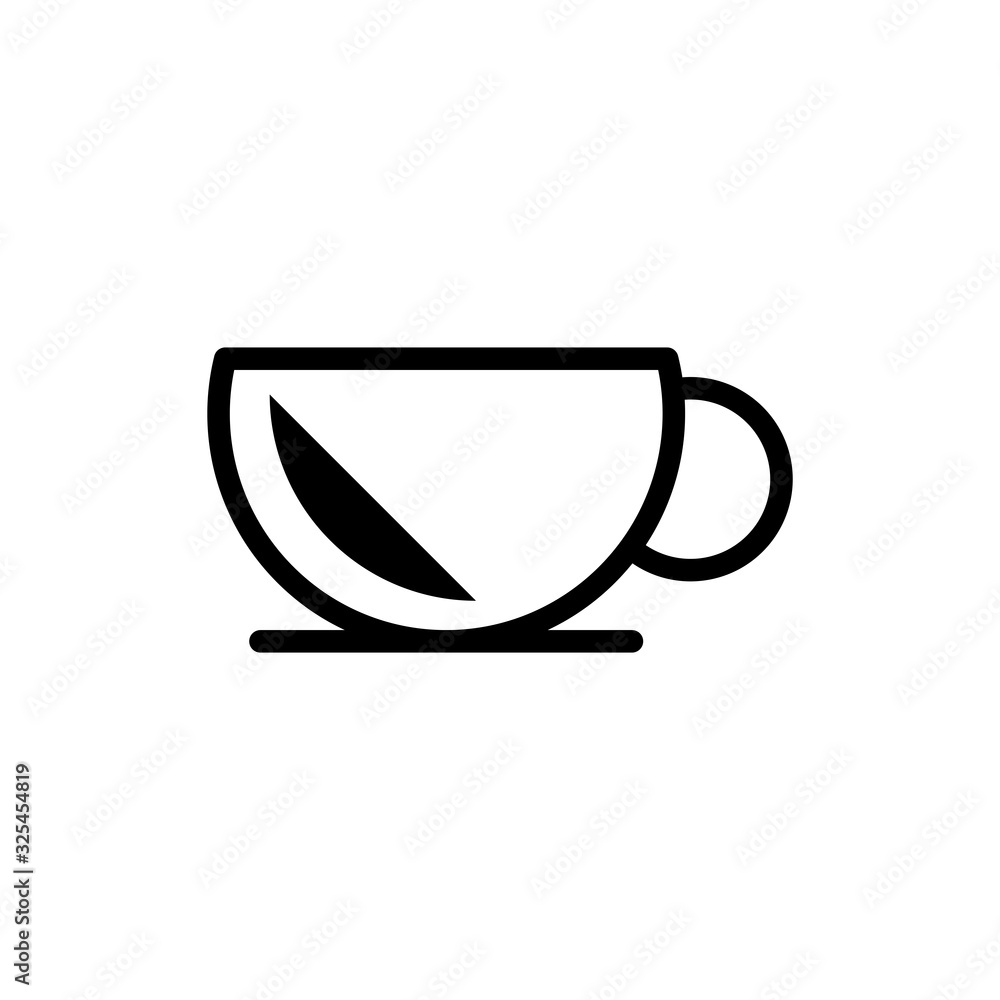 coffee glass icon vector coffee glass icon vector