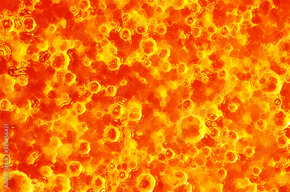 Abstract fiery background. Golden background.