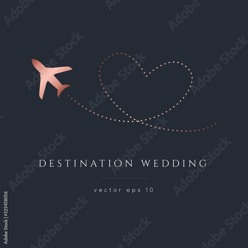 Destination Wedding  Vector