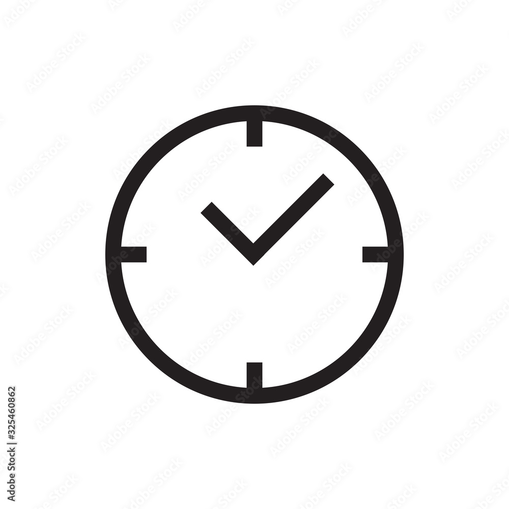clock icon vector clock icon vector
