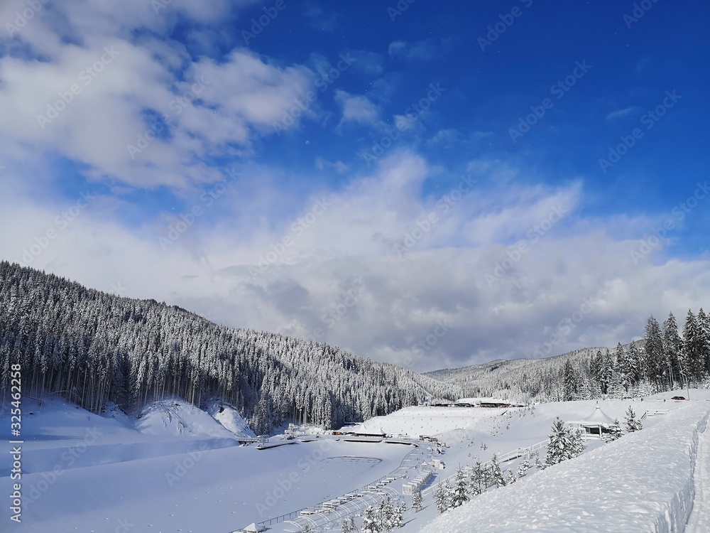 winter in the mountains