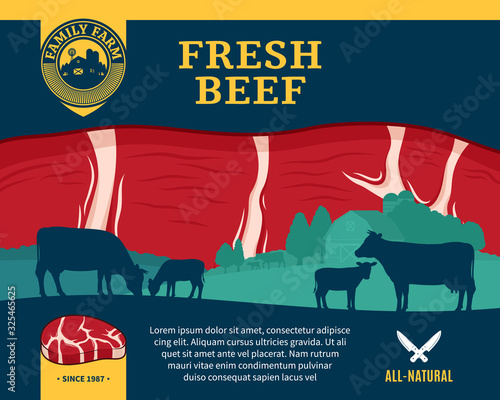 farming design elements for groceries, agriculture stores, packaging and advertising
