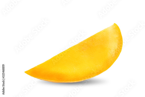 Ripe Thai mango fruit on a white background