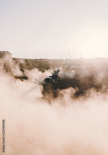 motocross sand dirty sun down