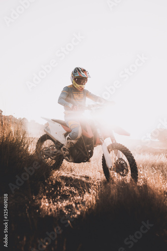 motocross sand dirty sun down