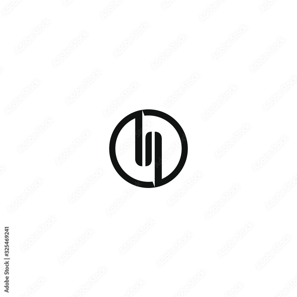 vector logo with the initials vector logo with the initials