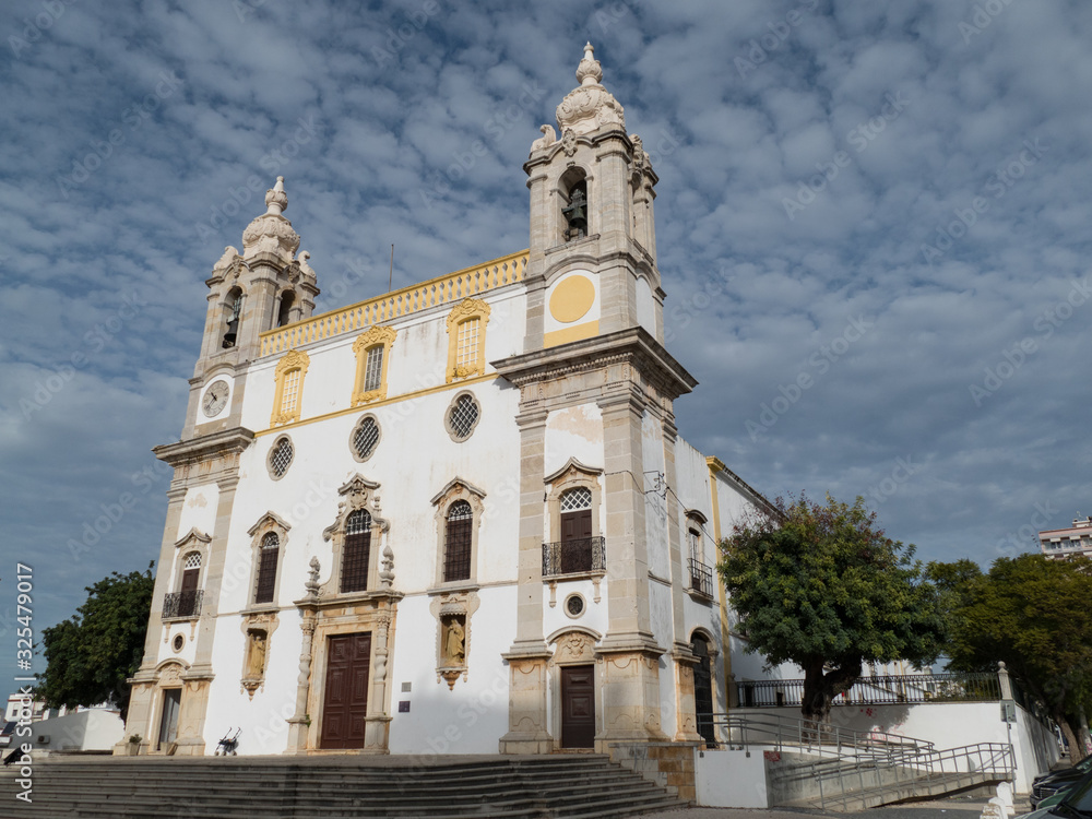 old church in faro in portugal