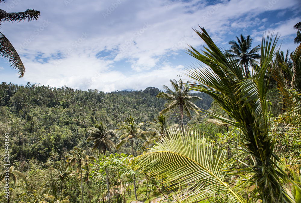 Breathtaking Indonesian traditional tropical islands nature landscape.