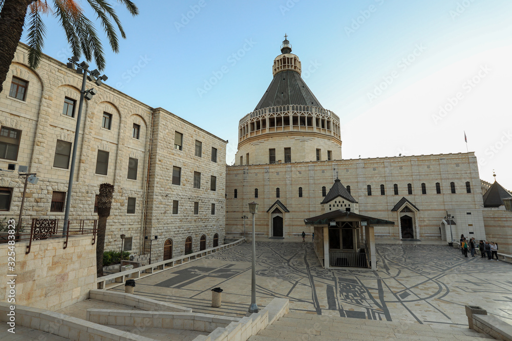 The Orthodox Basilica of the Annunciation Church in Nazareth.