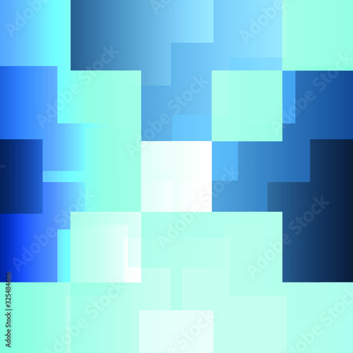 background of light blue and dark blue squares